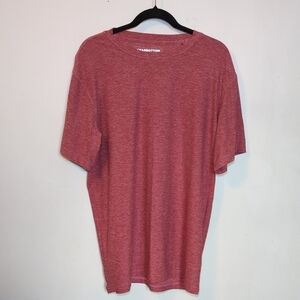 Bearbottom Short Sleeve Tech Tee in Brick Red Athletic Fit Moisture Wicking XL